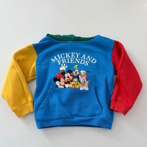 Mickey & Friends Color Block Hoodie